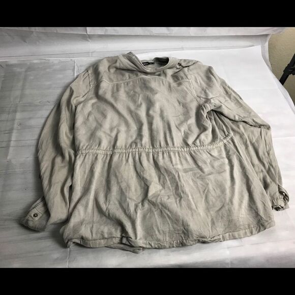 30. Maurices Cream Cargo Jacket. Sz 1 - Picture 6 of 6